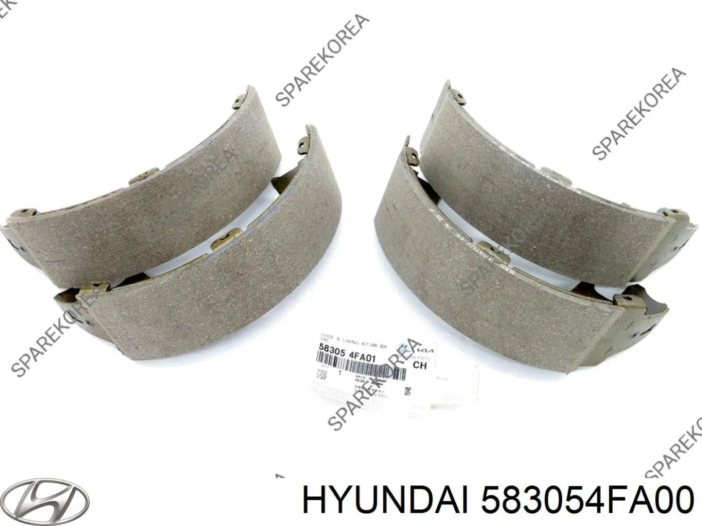 Zapatas de freno 583054FA00 Hyundai/Kia