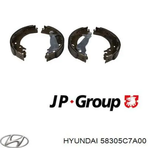 Comprar 58305C7A00 Hyundai/Kia Zapatas de freno