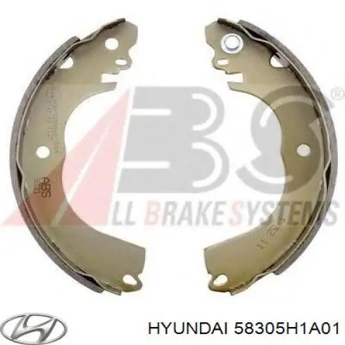 Comprar 58305H1A01 Hyundai/Kia Juego de zapatas de frenos, freno de estacionamiento