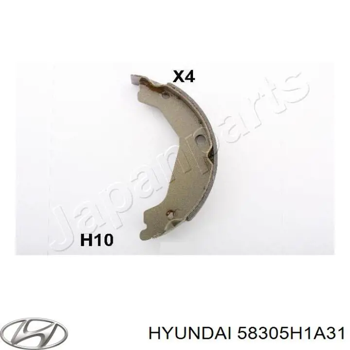 58305H1A31 Hyundai/Kia zapatas de freno de mano