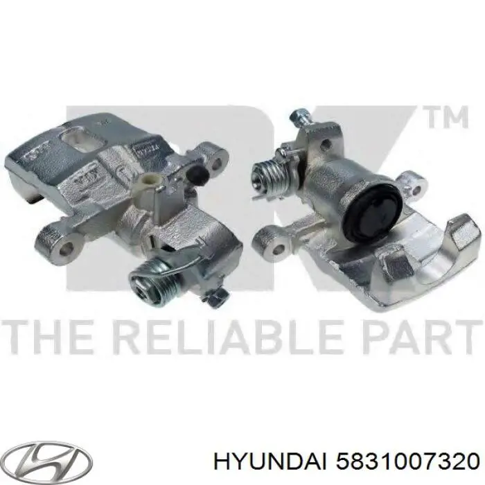 Comprar 5831007320 Hyundai/Kia Pinza de freno trasera izquierda