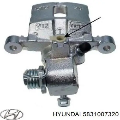 Pinza de freno trasera izquierda Hyundai/Kia 5831007320 precio, desde 55,62 EUR