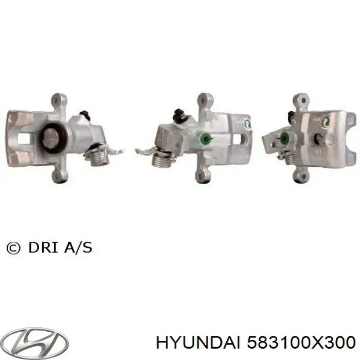 583100X300 Hyundai/Kia pinza de freno trasera izquierda