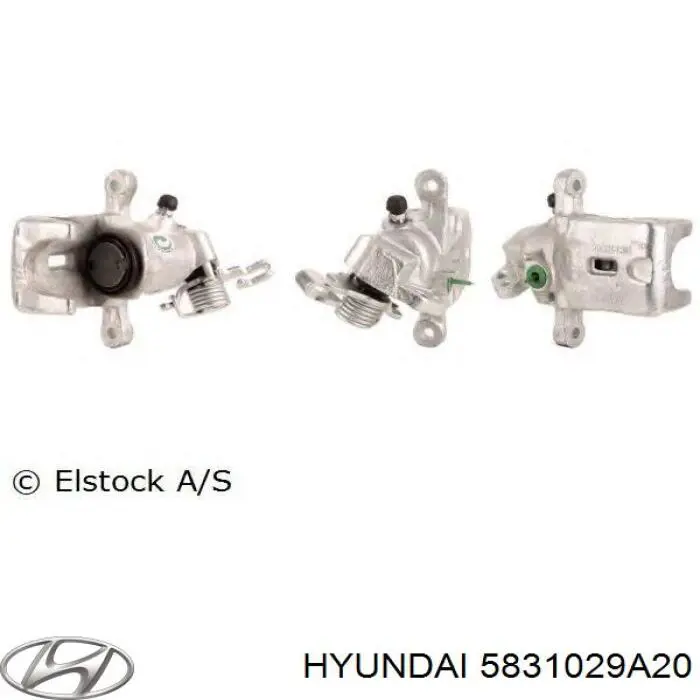 Comprar 5831029A20 Hyundai/Kia Pinza de freno trasera izquierda