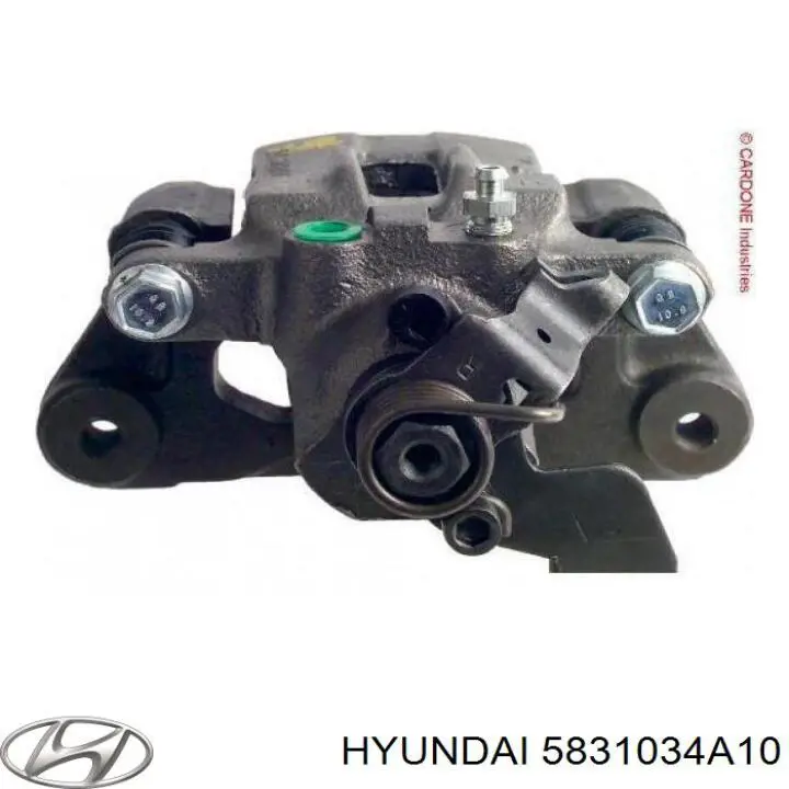 5831034A10 Hyundai/Kia pinza de freno trasera izquierda