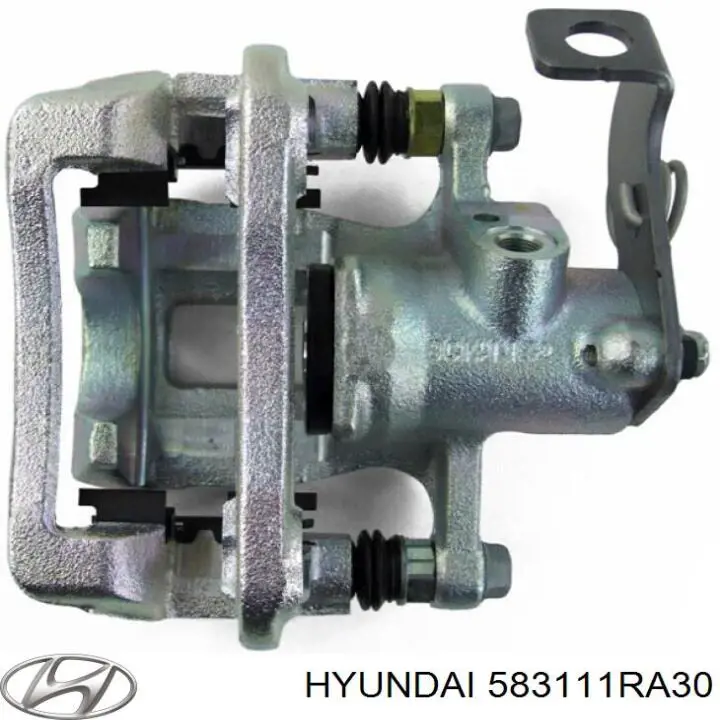 Pinza de freno trasero derecho para Hyundai Accent (RB)
