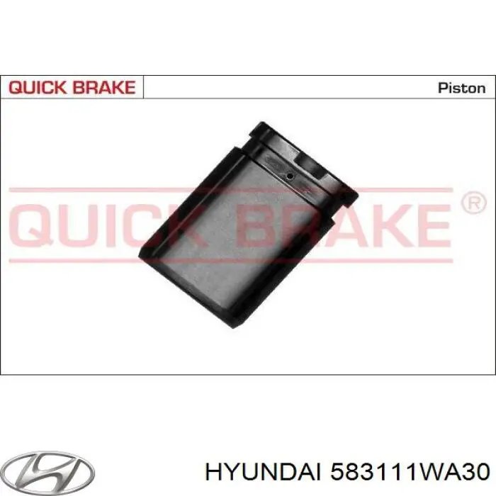 58311B4A30 Hyundai/Kia pinza de freno trasero derecho