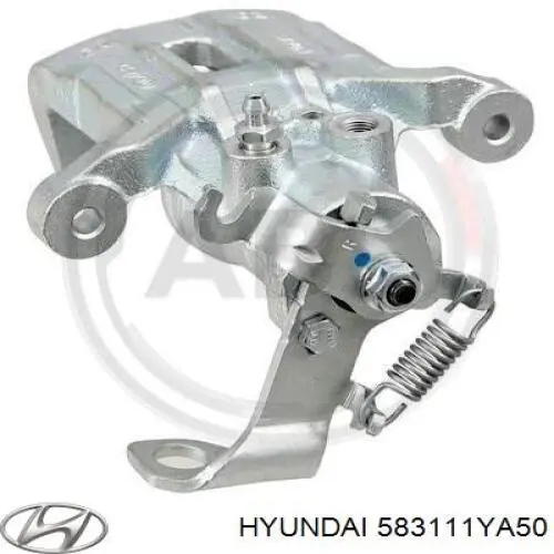 583111YA50 Hyundai/Kia pinza de freno trasero derecho