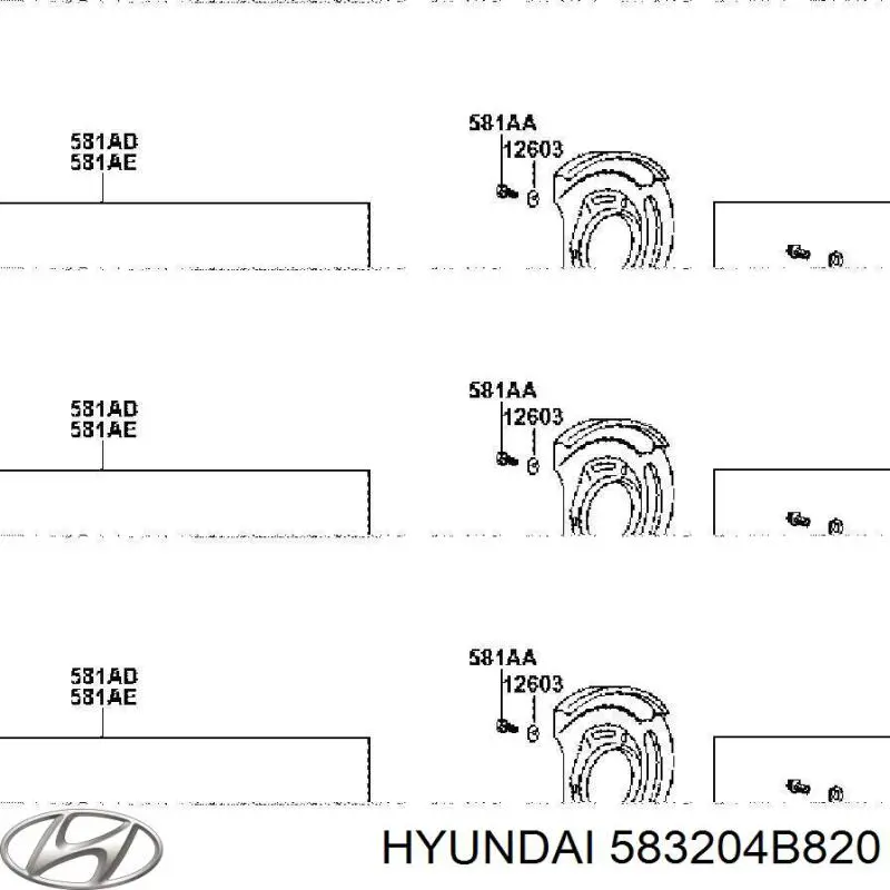 Comprar 583204B820 Hyundai/Kia Cilindro de freno de rueda trasera