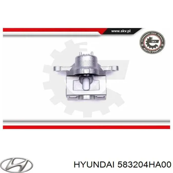 583204HA00 Hyundai/Kia pinza de freno trasero derecho