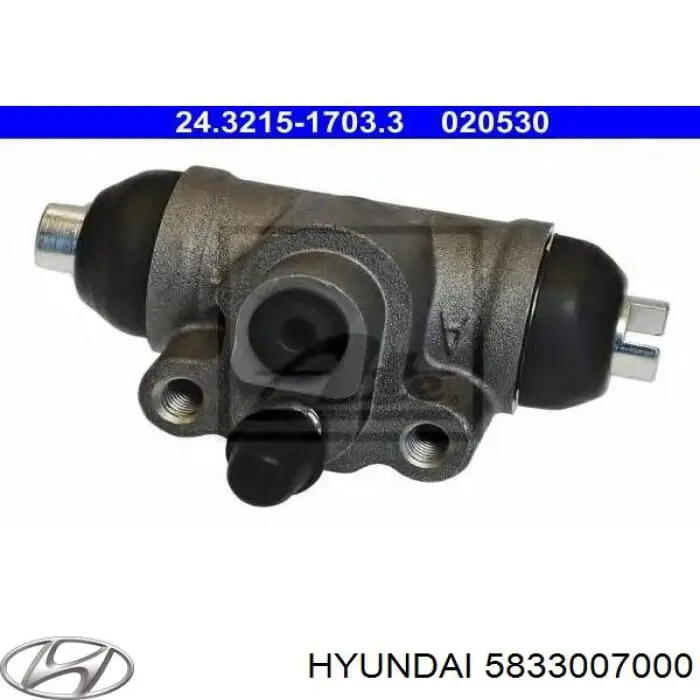 Comprar 5833007000 Hyundai/Kia Cilindro de freno de rueda trasera
