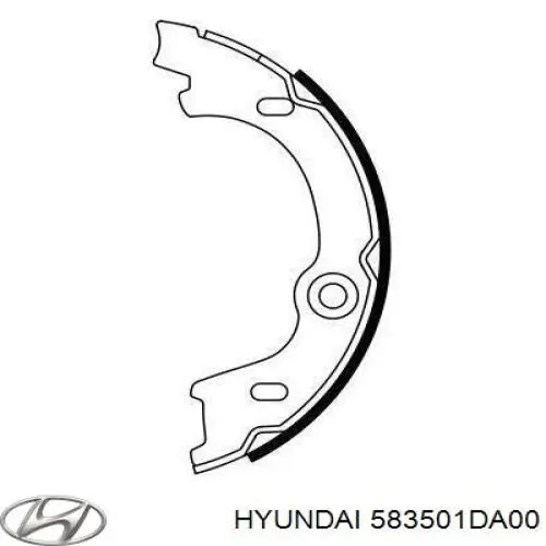 Zapatas de freno de mano Hyundai/Kia 583501DA00 precio, desde 27,36 EUR