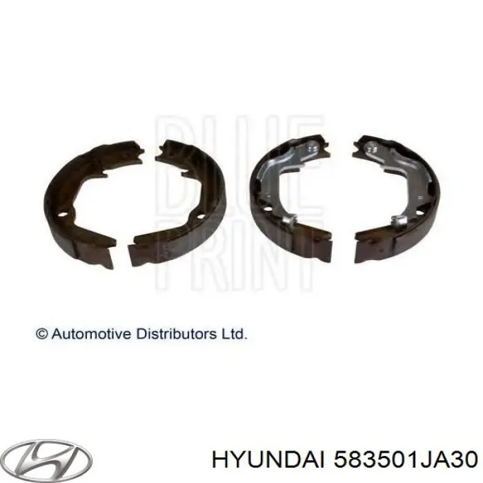 583501JA30 Hyundai/Kia juego de zapatas de frenos, freno de estacionamiento