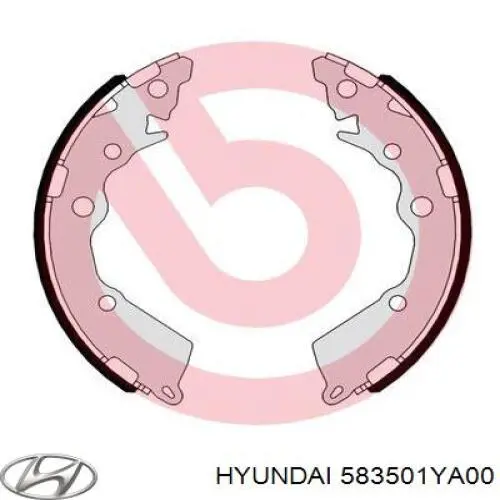 Zapatas de freno de tambor traseras Hyundai/Kia 583501YA00 precio, desde 25,44 EUR