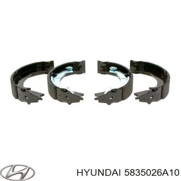 5835026A10 Hyundai/Kia zapatas de freno de mano