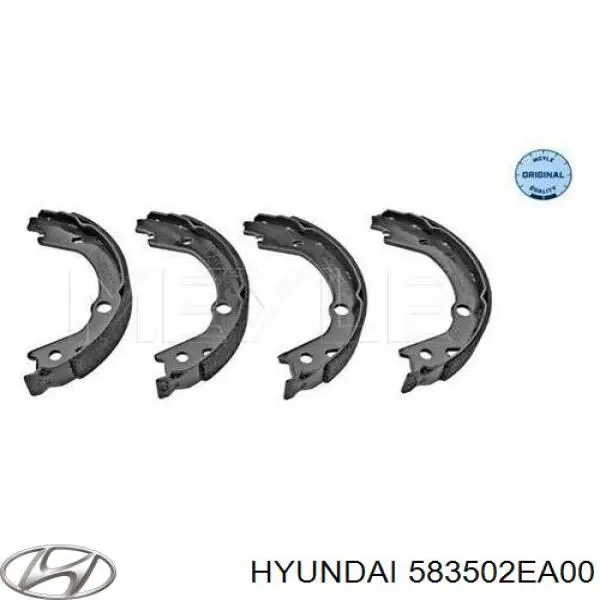 583502EA00 Hyundai/Kia zapatas de freno de mano