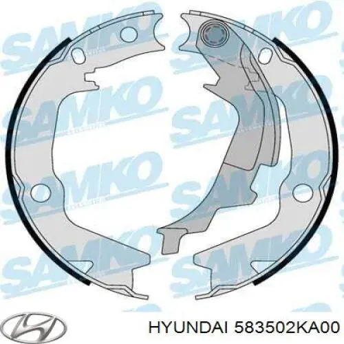 Zapatas de freno de tambor traseras Hyundai/Kia 583502KA00 precio, desde 31,62 EUR