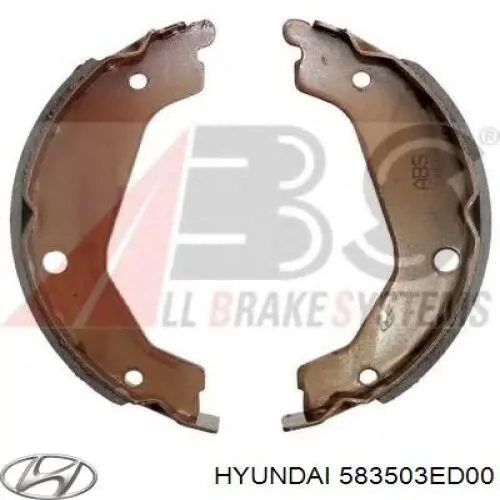 Zapatas de freno de mano Hyundai/Kia 583503ED00 precio, desde 29,23 EUR