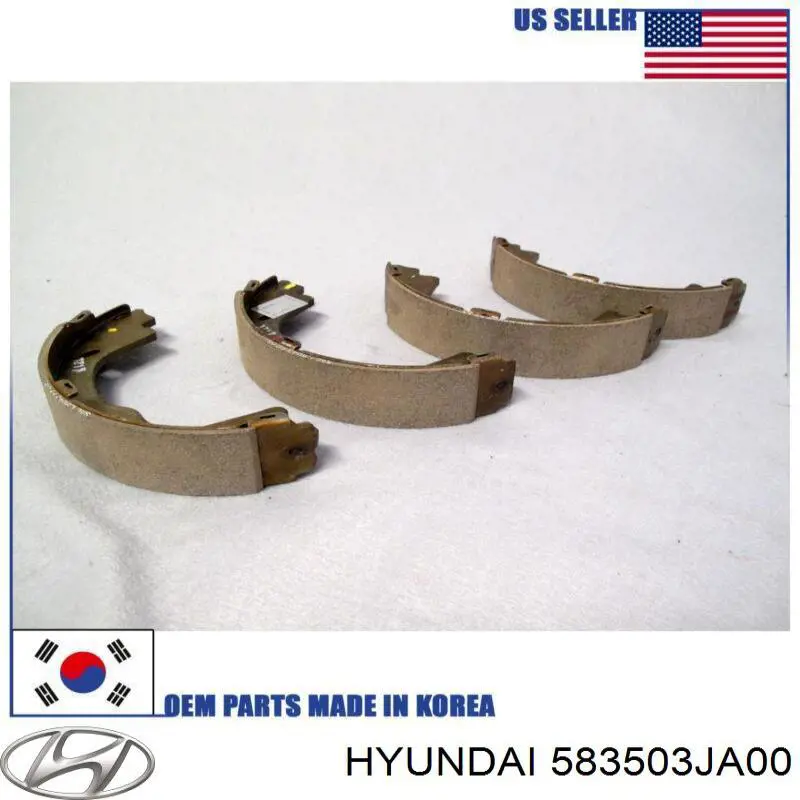 Zapatas de freno de mano 583503JA00 Hyundai/Kia