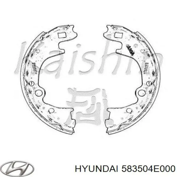 Zapatas de freno de tambor traseras Hyundai/Kia 583504E000 precio, desde 40,02 EUR