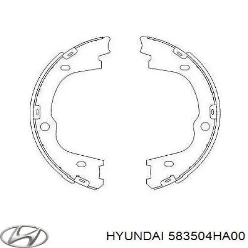 Zapatas de freno de mano Hyundai/Kia 583504HA00 precio, desde 36,43 EUR