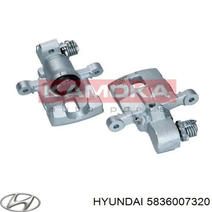 5836007320 Hyundai/Kia pinza de freno trasero derecho