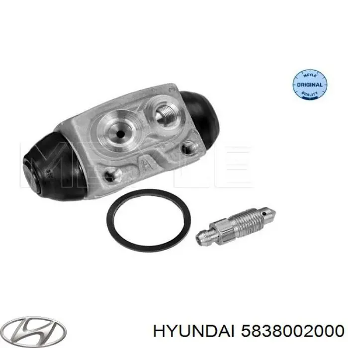 Bombín de freno de rueda trasero Hyundai/Kia 5838002000