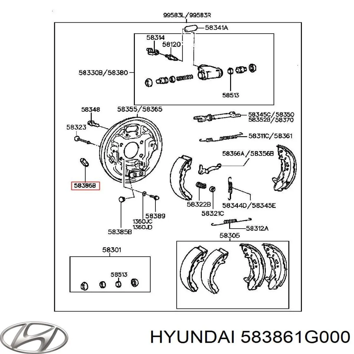 583861G000 Hyundai/Kia 
