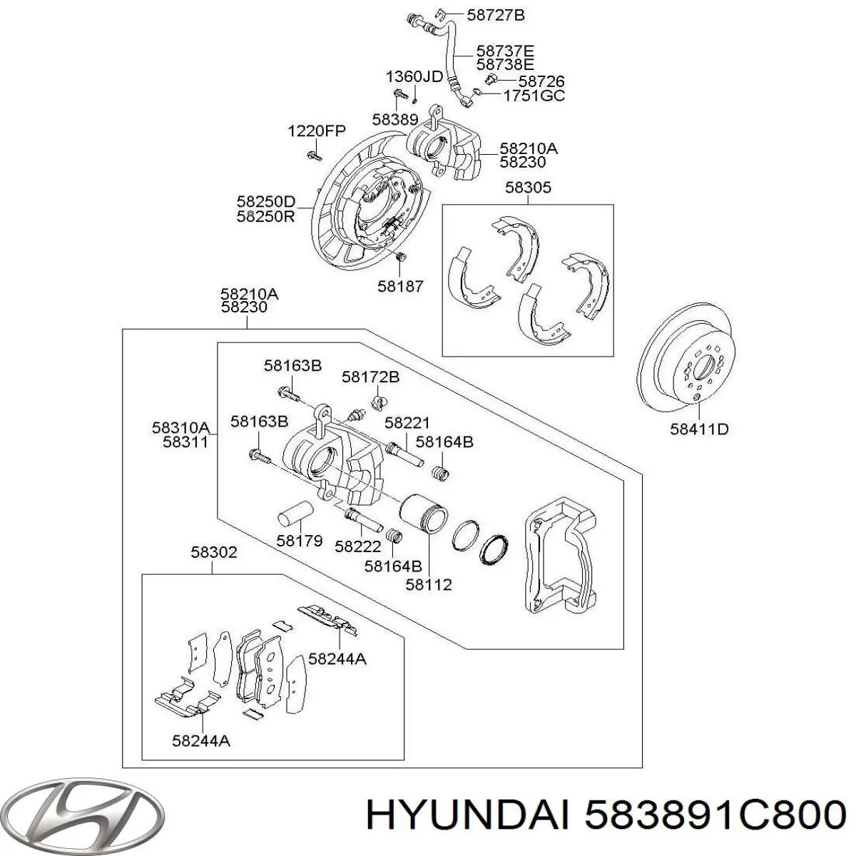  Hyundai/Kia 583891C800 precio, desde  EUR