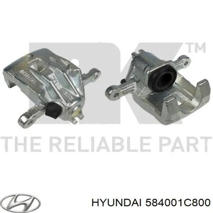 Pinza de freno trasera derecha Hyundai/Kia 584001C800 precio, desde 60,98 EUR