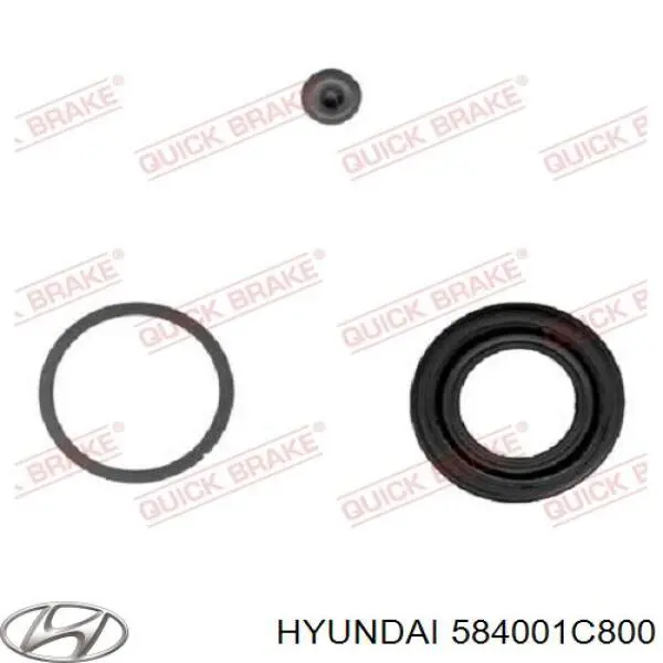 Comprar 584001C800 Hyundai/Kia Pinza de freno trasera derecha