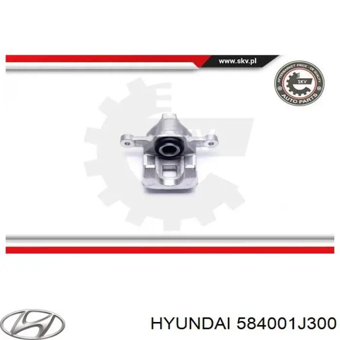 Pinza de freno trasera derecha 584001J300 Hyundai/Kia