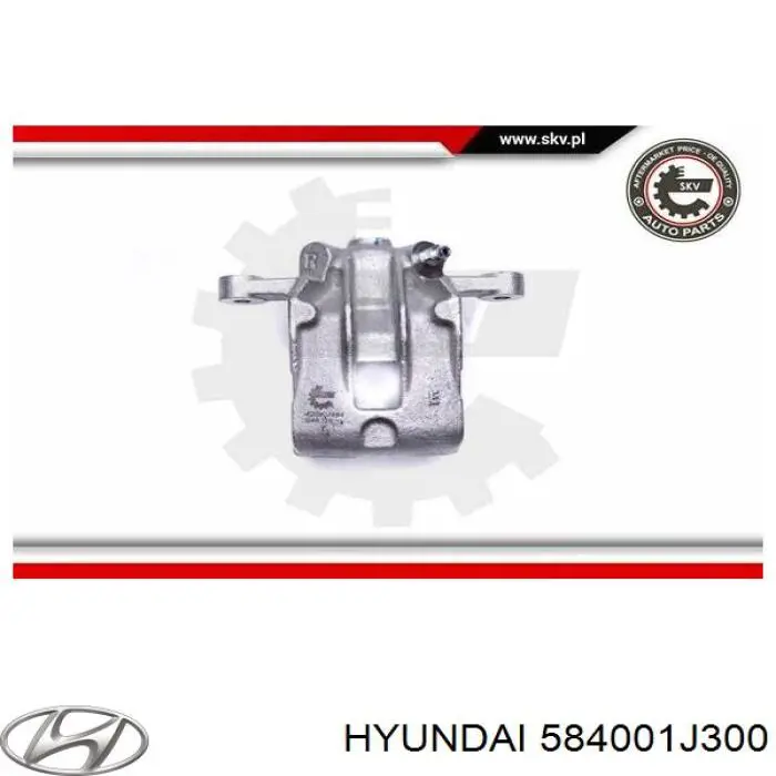 Pinza de freno trasera derecha Hyundai/Kia 584001J300
