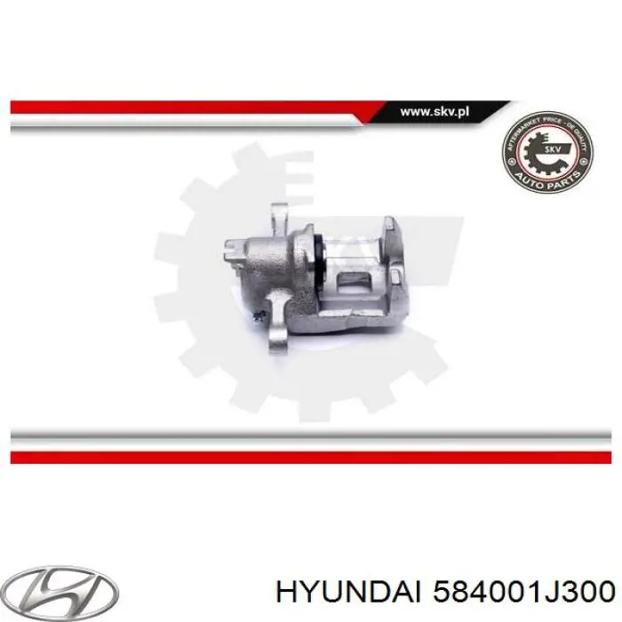 Pinza de freno trasera derecha Hyundai/Kia 584001J300 precio, desde 37,84 EUR