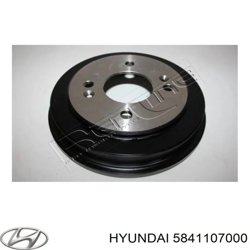 5841107000 Hyundai/Kia freno de tambor trasero