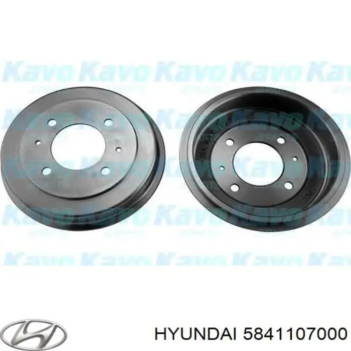 Tambor de freno trasero Hyundai/Kia 5841107000 precio, desde 37,26 EUR