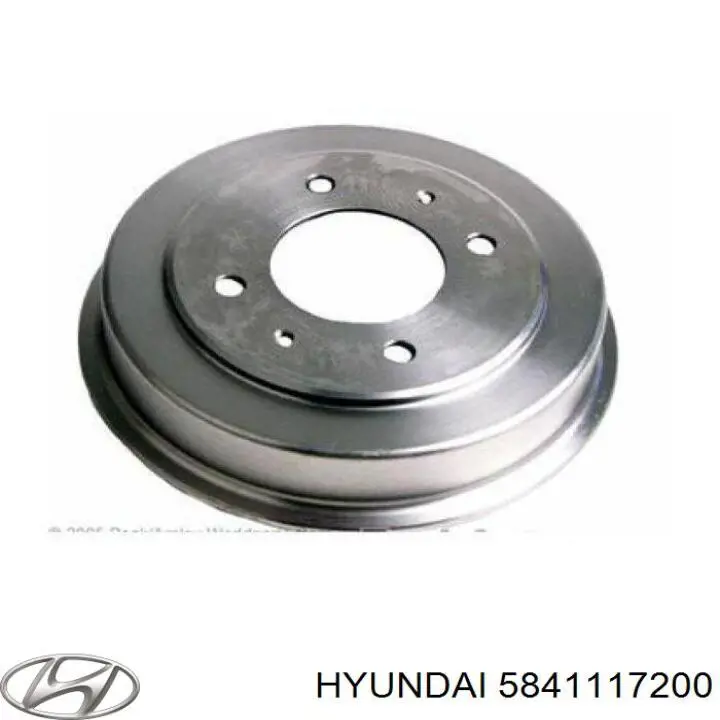 Tambor de freno trasero Hyundai/Kia 5841117200 precio, desde 45,52 EUR