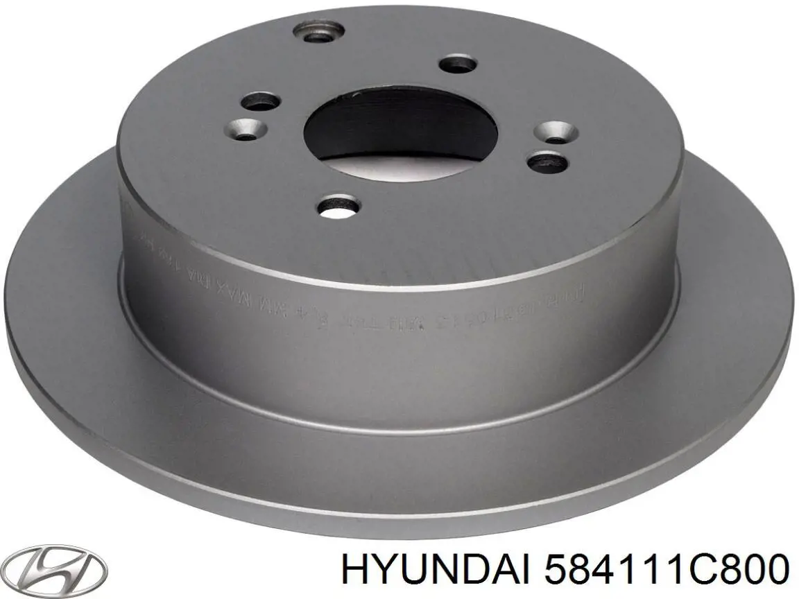 Disco de freno trasero Hyundai/Kia 584111C800 precio, desde 35,23 EUR