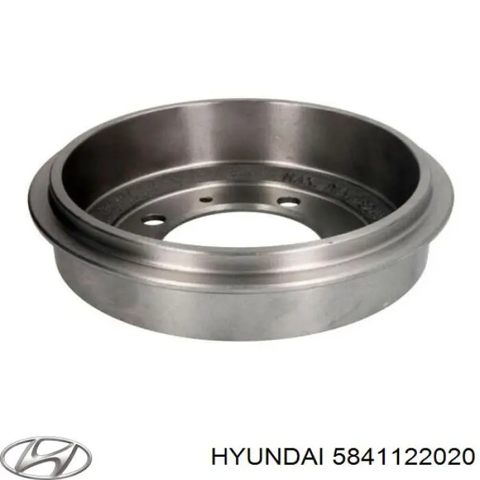 Tambor de freno trasero 5841122020 Hyundai/Kia