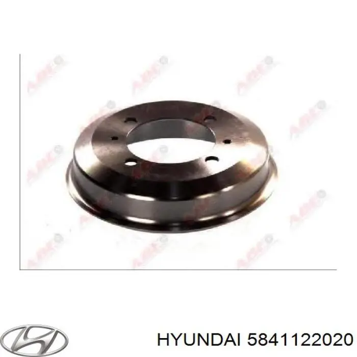 5841122020 Hyundai/Kia Tambor de freno trasero