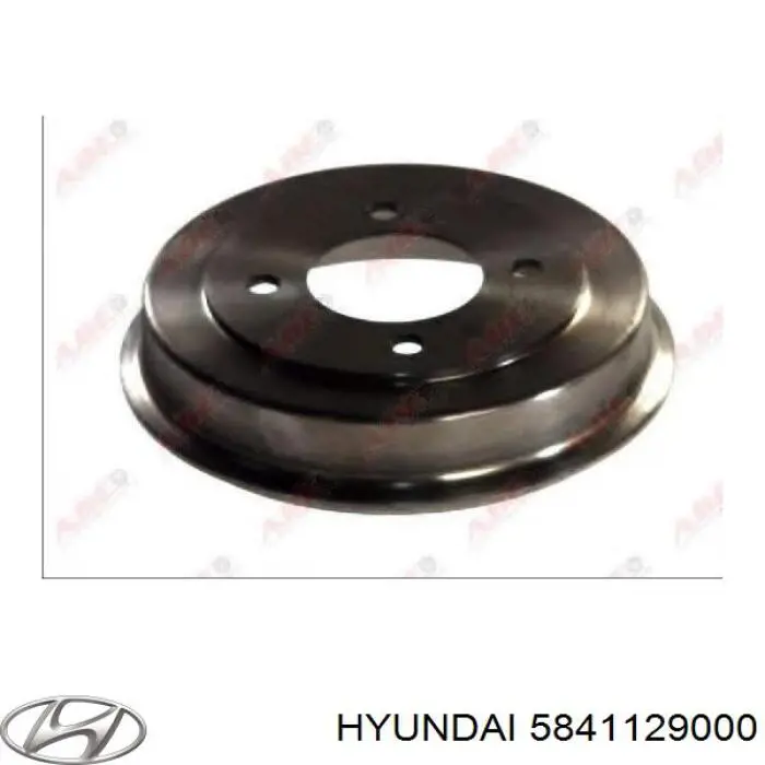 5841129000 Hyundai/Kia freno de tambor trasero