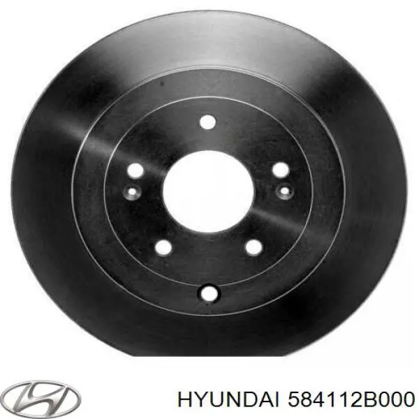 Comprar 584112B000 Hyundai/Kia Disco de freno trasero