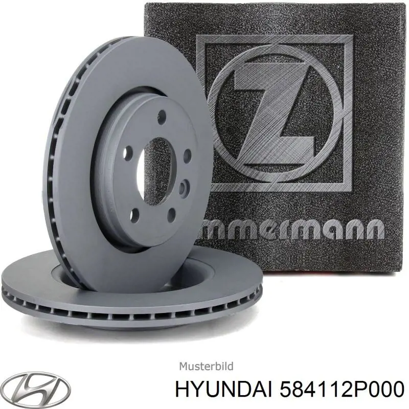 Disco de freno trasero Hyundai/Kia 584112P000 precio, desde 38,32 EUR