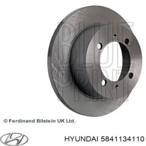 5841134110 Hyundai/Kia Freno de disco trasero