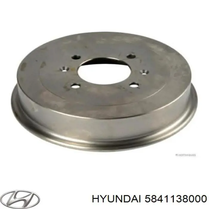 Tambor de freno trasero para Hyundai Sonata (EF)