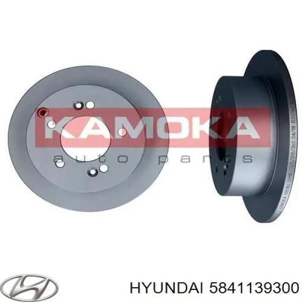 5841139300 Hyundai/Kia Freno de disco trasero