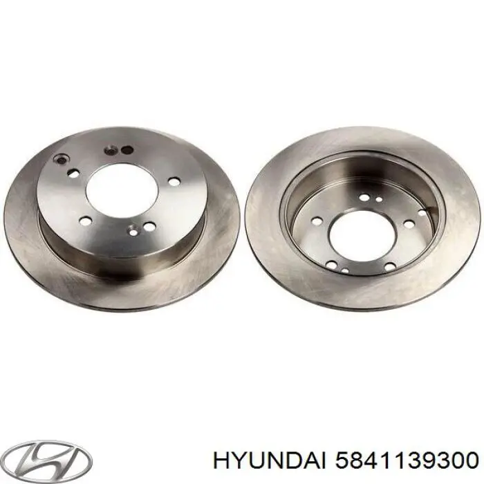 5841139300 Hyundai/Kia disco de freno trasero