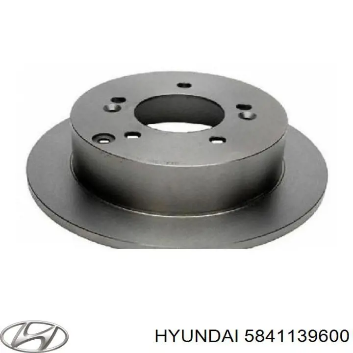 Disco de freno trasero Hyundai/Kia 5841139600 precio, desde 43,30 EUR