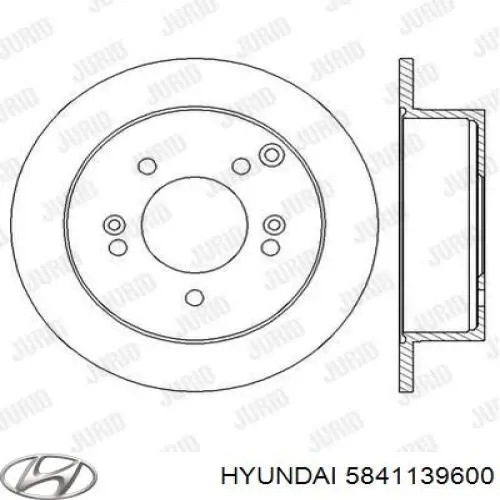 Disco de freno trasero Hyundai/Kia 5841139600 precio, desde 43,30 EUR