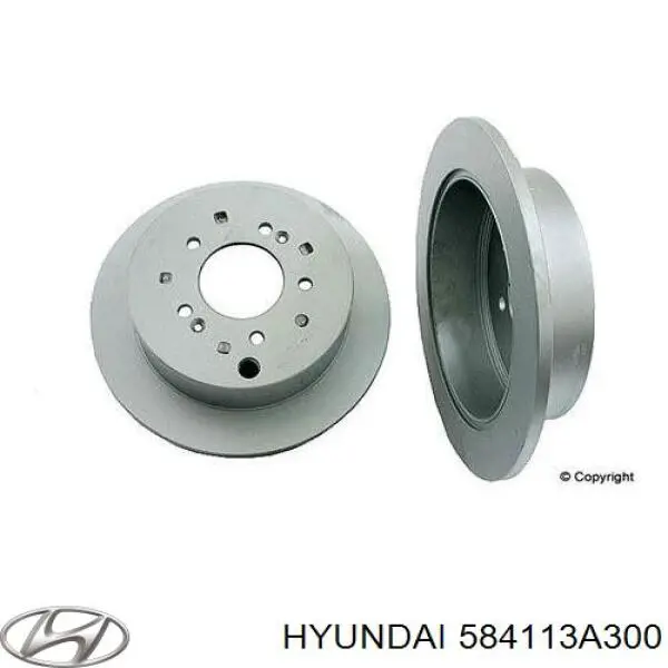 584113A300 Hyundai/Kia disco de freno trasero